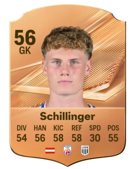 Schillinger 56 Bronze GK FC 27 card
