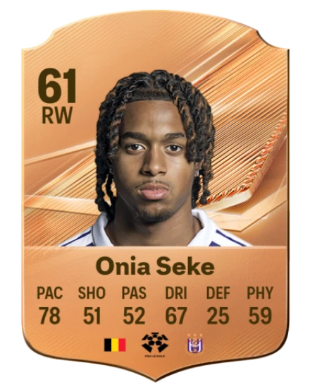 Onia Seke 61 Bronze RW FC 27 card