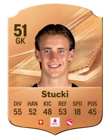 Stucki 51 Bronze GK FC 27 card