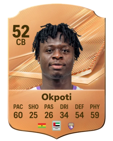 Okpoti 52 Bronze CB FC 27 card