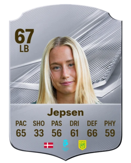 Jepsen 67 Silver LB FC 27 card