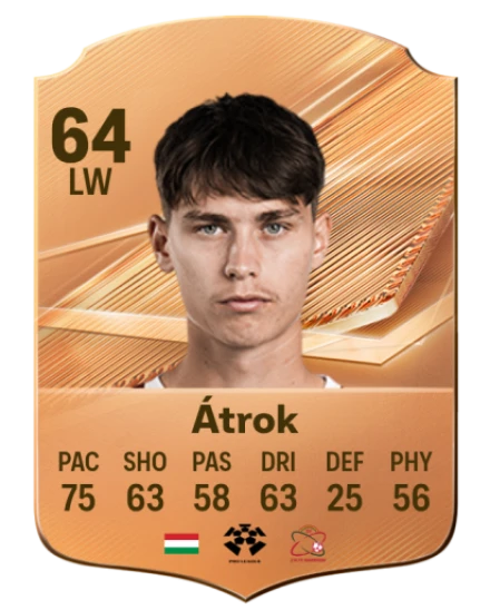 Átrok 64 Bronze LW FC 27 card