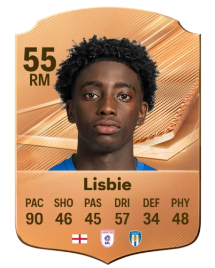 Lisbie 55 Bronze RM FC 27 card