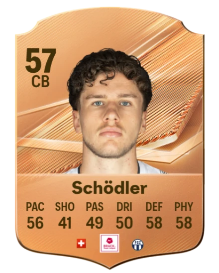 Schödler 57 Bronze CB FC 27 card