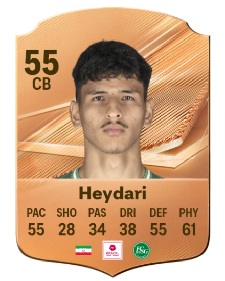 Heydari 55 Common CB FC 26 card