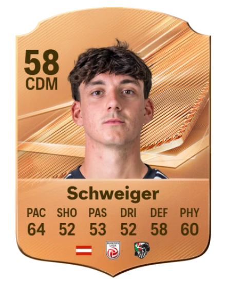 Schweiger 58 Bronze CDM FC 27 card