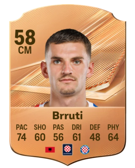 Brruti 58 Bronze CM FC 27 card