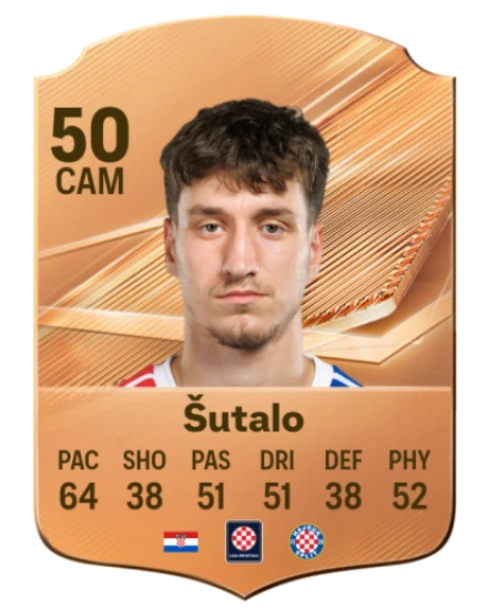 Šutalo 50 Bronze CAM FC 27 card
