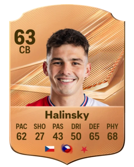 Halinsky 63 Bronze CB FC 27 card