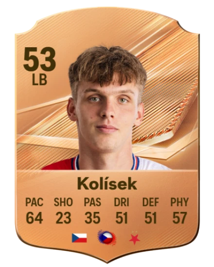 Kolisek 53 Bronze LB FC 27 card
