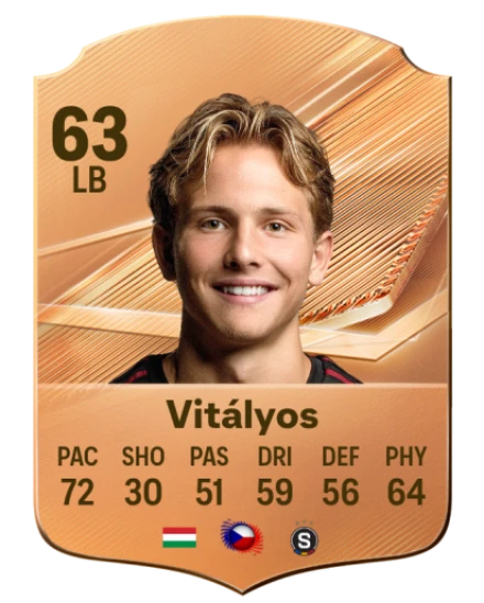 Vitályos 63 Bronze LB FC 27 card