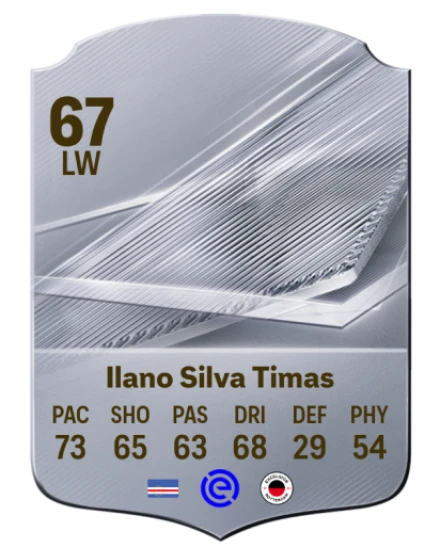 Ilano Silva Timas 67 Rare LW FC 26 card