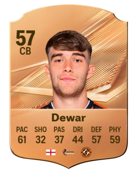 Dewar 57 Bronze CB FC 27 card