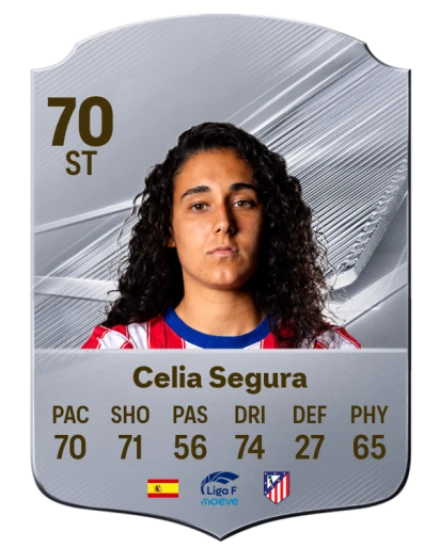 Celia Segura 70 Silver ST FC 27 card