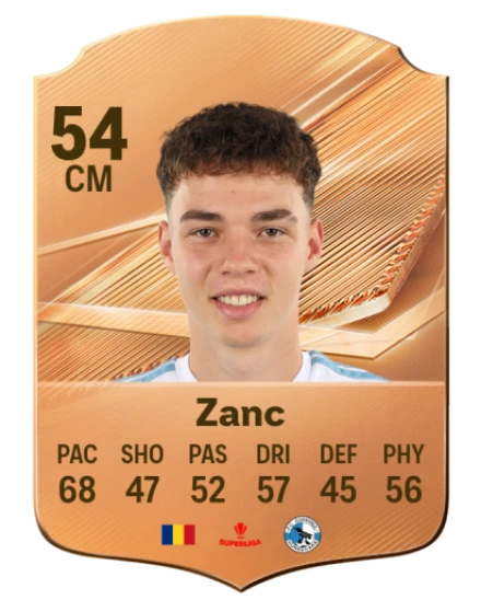 Zanc 54 Bronze CM FC 27 card