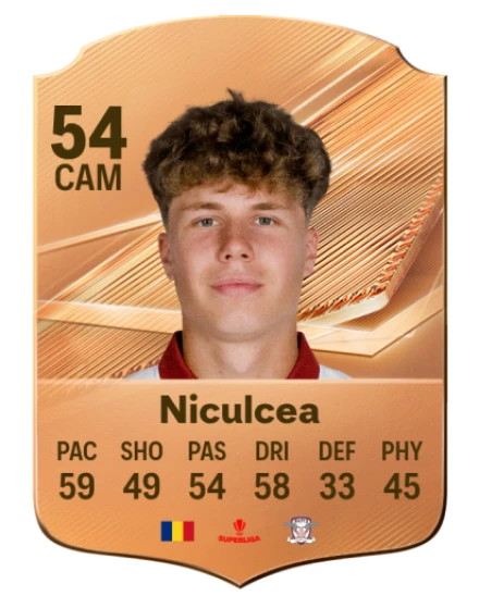 Niculcea 54 Bronze CAM FC 27 card