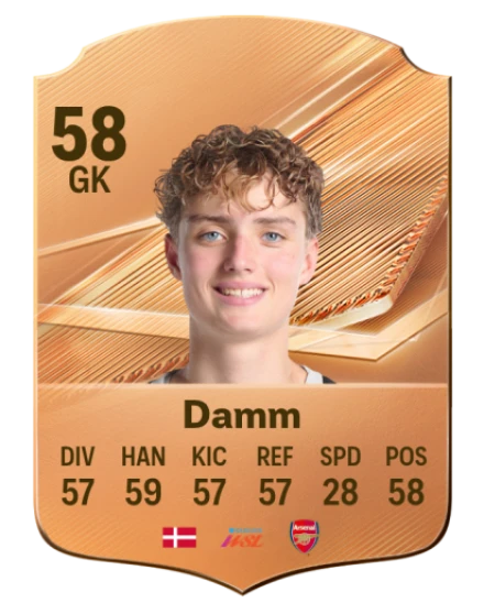 Damm 58 Bronze GK FC 27 card