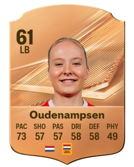 Oudenampsen 61 Bronze LB FC 27 card