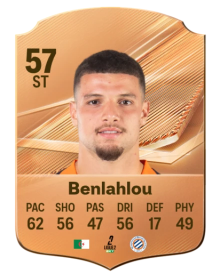 Benlahlou 57 Bronze ST FC 27 card