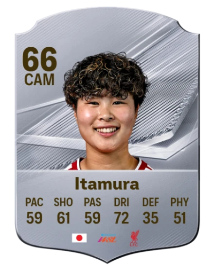 Itamura 66 Silver CAM FC 27 card