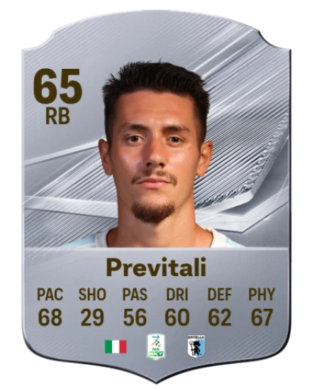 Previtali 65 Silver RB FC 27 card