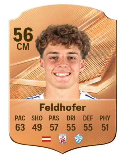 Feldhofer 56 Bronze CM FC 27 card