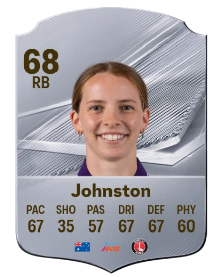Johnston 68 Common RB FC 26 card