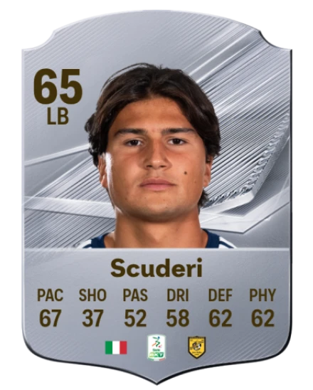 Scuderi 65 Silver LB FC 27 card