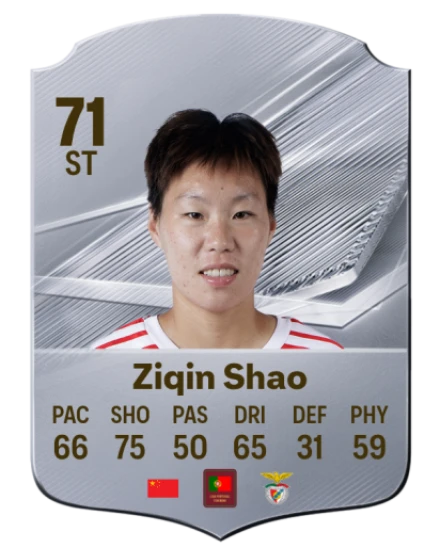 Ziqin Shao 71 Common ST FC 26 card