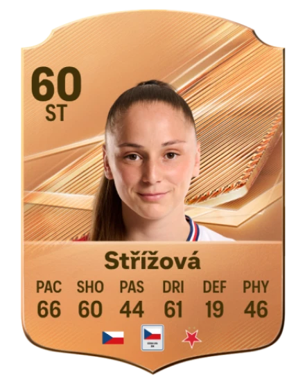 Střížová 60 Bronze ST FC 27 card