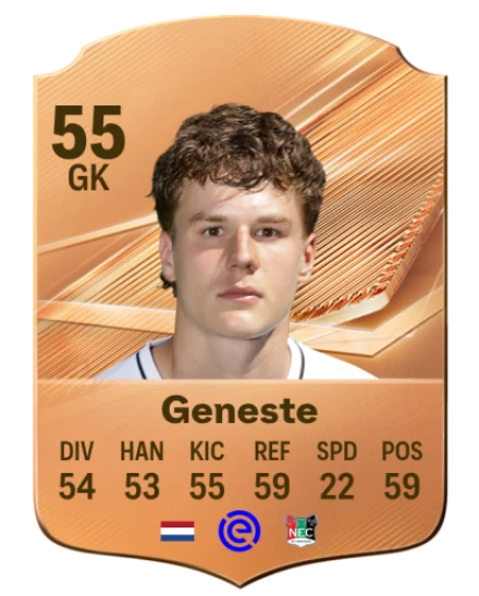 Geneste 55 Bronze GK FC 27 card