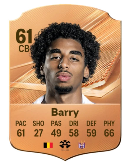 Barry 61 Bronze CB FC 27 card