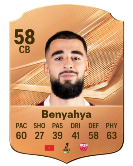 Benyahya 58 Bronze CB FC 27 card