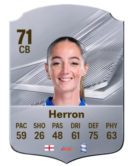 Herron 71 Silver CB FC 27 card