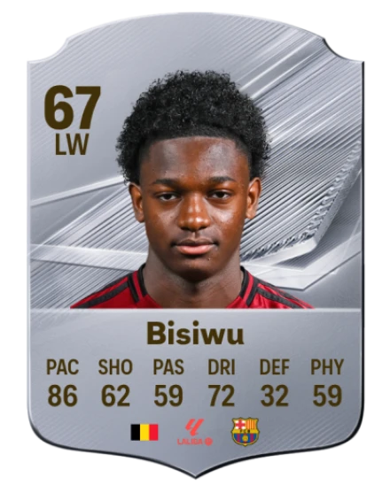 Bisiwu 67 Silver LW FC 27 card