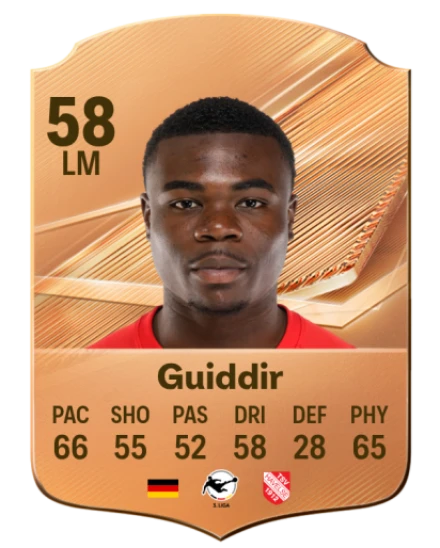 Guiddir 58 Bronze LM FC 27 card