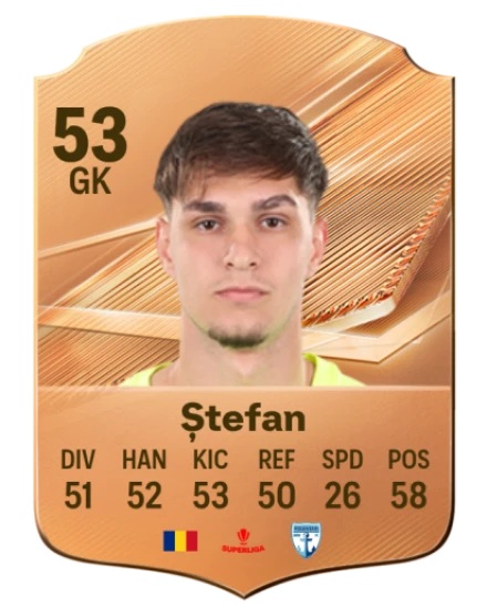 Ștefan 53 Bronze GK FC 27 card