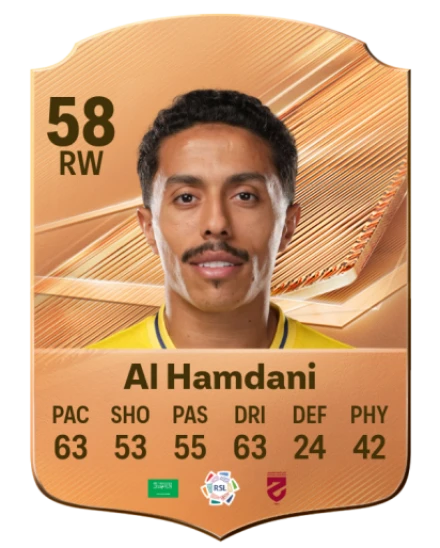 Al Hamdani 58 Bronze RW FC 27 card