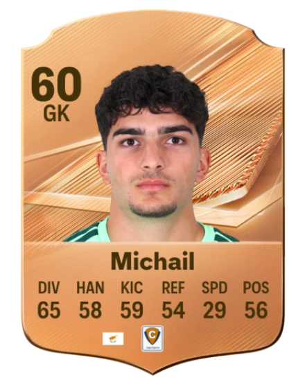 Michail 60 Bronze GK FC 27 card