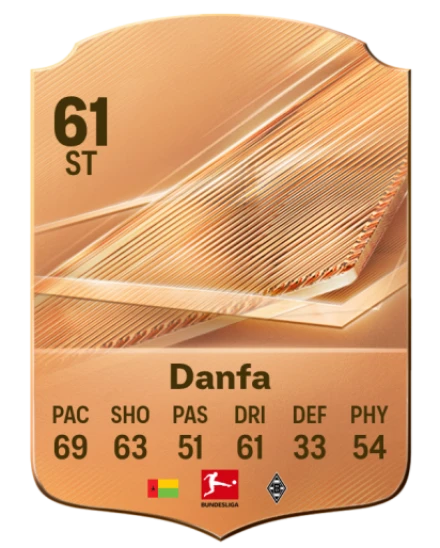 Danfa 61 Bronze ST FC 27 card