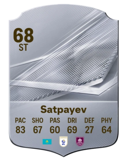 Satpayev 68 Common ST FC 26 card