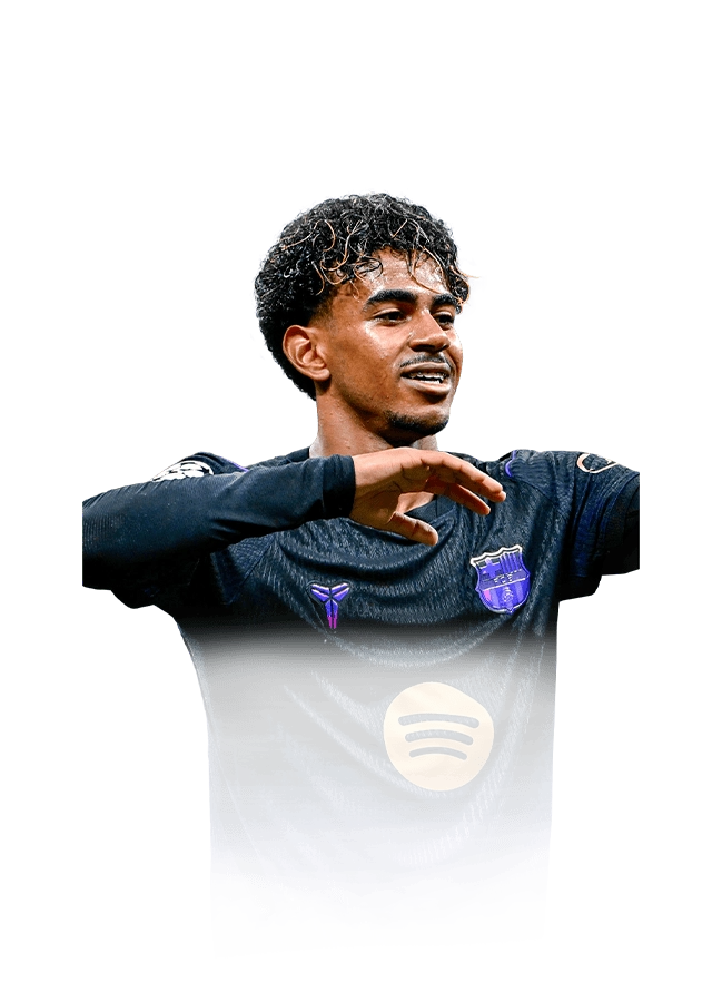 Lamine Yamal 91 Star Performer RW FC 27 card