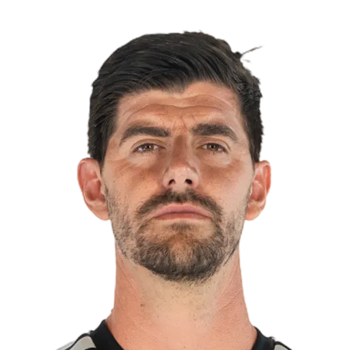 Courtois 90 Gold GK FC 27 card