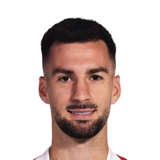 Álex Baena 83 Gold LM FC 27 card