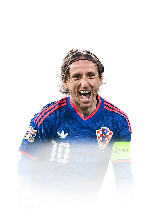 Modrić 86 Team of the Week CM FC 27 card