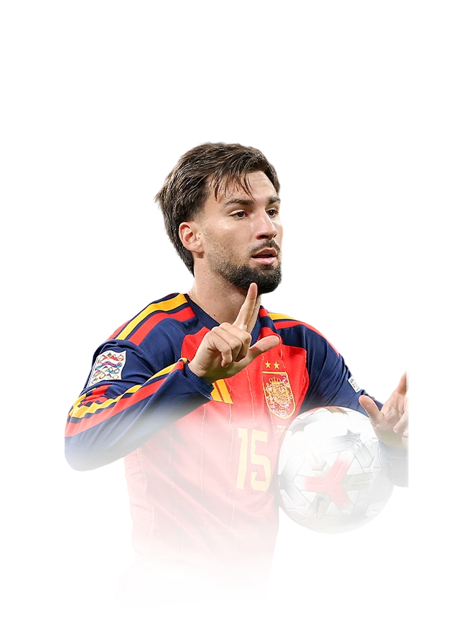 Álex Baena 84 Team of the Week LM FC 27 card