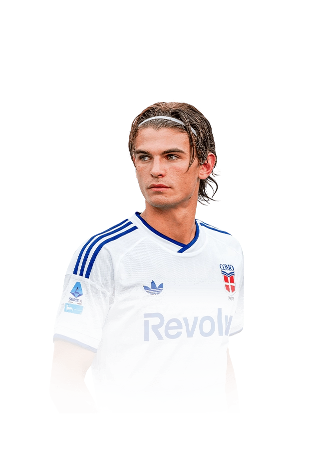 Nico Paz 87 Destined for Glory CAM FC 27 card